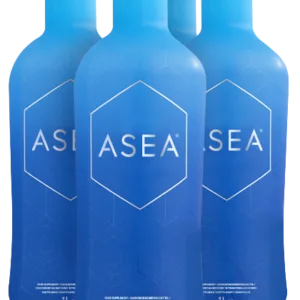 Botes de suplemento ASEA con fondo transparente.