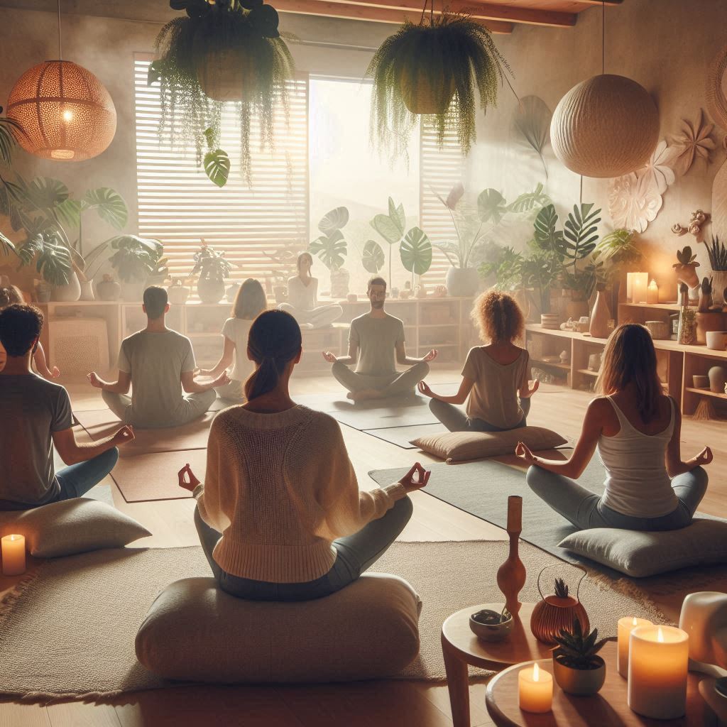 Terapia holística en Holística Celular, Requena. Sesión de masaje y relajación energética en un ambiente armonioso.