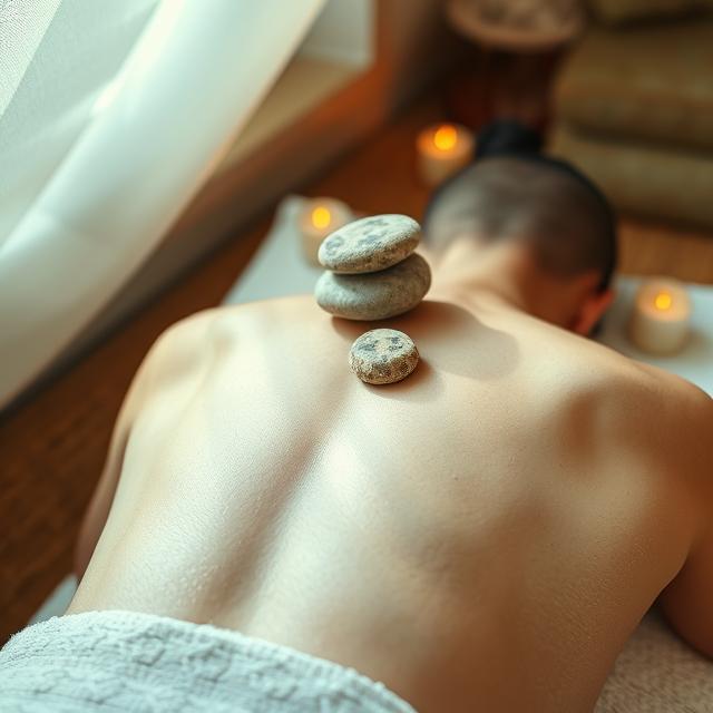 🔥 Masaje con piedras calientes: Equilibra cuerpo y mente