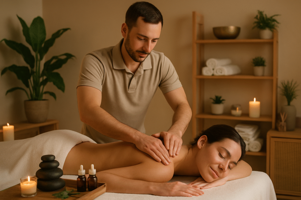 Masaje terapéutico profesional en Holística Celular Requena - Técnicas especializadas para alivio del dolor y bienestar