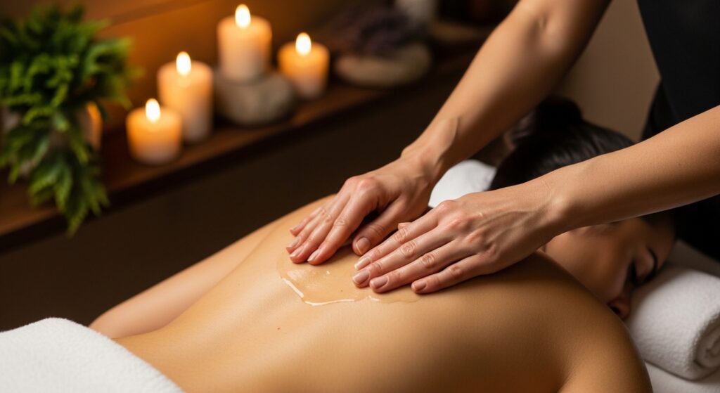 Un Masaje relajante y descontracturante en Requena, muy cerca de Utiel y San Antonio. La Terapia manual perfecta para el dolor de espalda y estrés.